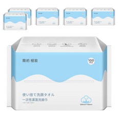 JOYFUL NAPKIN 悅棉 一次性洗臉巾, 天空藍, 6包