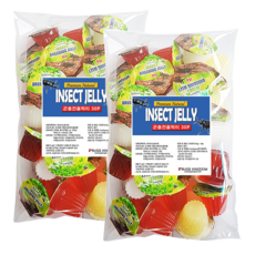 벅스킹덤 사슴벌레 장수풍뎅이 전용 곤충젤리 30p, 혼합색상, 2개