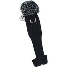 Holida 漢陽MSL 針織高爾夫球桿混合桿頭套, 黑色