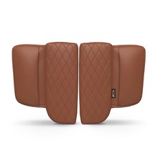 AIMBAN BMW X5 X6 X7 雙開式汽車中央扶手箱墊, 松露棕, 1套