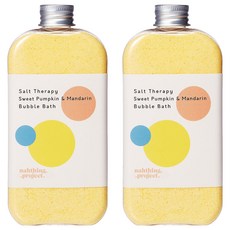 나띵프로젝트 오감목욕 버블 입욕제 옐로 만다린향, 230g, 2개