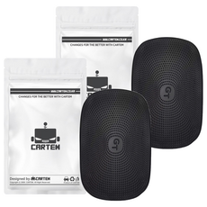 CARTEM 多用途矽膠防滑車用方墊 15 x 10 cm CT458, 黑色, 2個