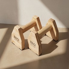 이노이 페럴렛바 플란체바 맨몸운동기구 비치우드 푸쉬업바, INNOI-30cm