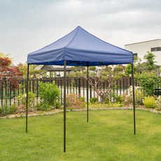 OUTNEST 戶外折疊遮陽棚主體 + 收納袋, 藍色