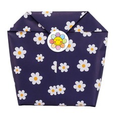 Yeondoo Aengdoo 包裝袋 禮品袋 雛菊藍 18入 + 貼紙 18入 組, 混合顏色, 1套