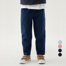 Lolly Tree 童款基本鬆緊帶刷毛直筒褲