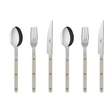 Sabre Bistro 餐匙+餐叉+餐刀組, 主餐匙 2入 + 主餐叉 2入 + 主餐刀 2入, 淺卡其色, 1套