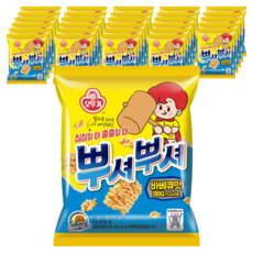 오뚜기 뿌셔뿌셔 바베큐맛, 90g, 40개