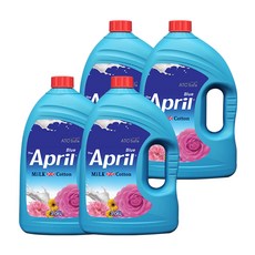 MiLK Cotton 高濃縮香水衣物柔軟精 April香, 3.06L, 4個