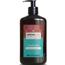 ARGANICARE 摩洛哥堅果免沖洗護髮素 乾燥受損髮用, 1瓶, 400ml