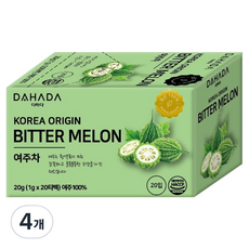 DAHADA 韓國產苦瓜茶, 4個, 20入, 1g