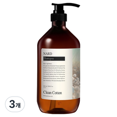 나드 리프레쉬 퍼퓸드 샴푸 클린코튼, 3개, 1L