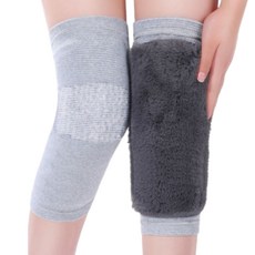 Ssolthong 防寒刷毛護膝 灰色, 1套