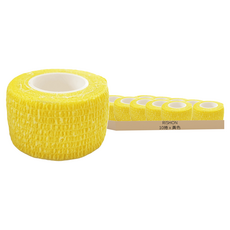 RISHON 運動繃帶/聚酯纖維 黃色, 10捲