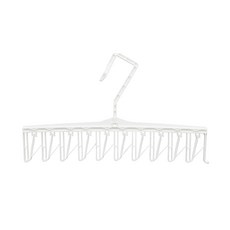 COGIT 便利快乾曬衣架2件組 360度旋轉 節省空間, 40.5x1.6x24cm, 白色, 1組