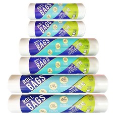 Cleanson 衛生保鮮袋捲組 小型 17cm x 25cm 200入 + 中型 25cm x 35cm 200入 + 大型 30cm x 40cm 200入, 2套, 混合