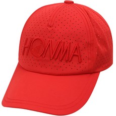 HONMA 男士帽子 HMGC017R903, 230 紅