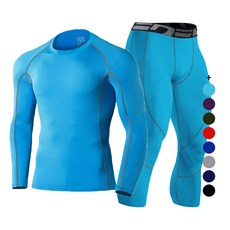 ARMEDES 四季機能性圓領打底衣+7分機能性打底褲 ID-10411071