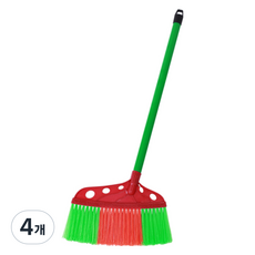 World Clean 庭院掃帚 泰坦掃帚 掃帚 小, 4個, 混合顏色