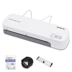페이퍼프랜드 코팅기 PL-203 + 코팅지 25매 + 코너라운더 + 재단기 세트, A4