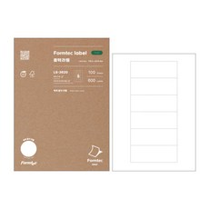 Formtec 激光/噴墨標籤LS3620_6位, 100張