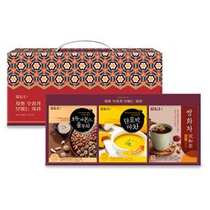 Damtuh 丹特 綜合養生茶禮盒 11號, 核桃杏仁薏米茶270g 15包+南瓜茶255g 15包+雙花茶225g 15包, 1組