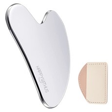 Happy Weather不鏽鋼愛心刮痧按摩器, 1個, 單一顏色