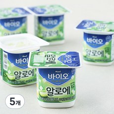 매일바이오 알로에 떠먹는 요구르트 80g x 6p, 480g, 5개