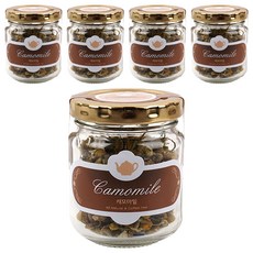 areumdre 玻璃瓶裝乾燥洋甘菊, 12g, 1罐, 5罐