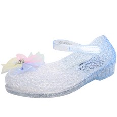 SHOOPEN KIDS 女童雪花艾沙造型果凍燈鞋 VKDJ78S1D