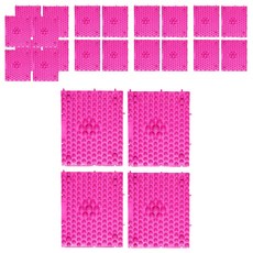 Living Duo 組裝式腳壓墊, 24入, 粉色