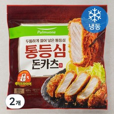 풀무원 통등심 돈카츠 (냉동), 2개, 600g