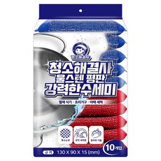 청소해결사 올스텐 평판 강력한수세미, 1세트