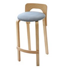 룸앤홈 마인패브릭 바스툴, 블루, 1개