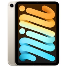 Apple 아이패드 mini, 스타라이트, 256GB, Wi-Fi+Cellular