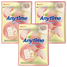 LOTTE 樂天 Anytime 水蜜桃口味, 185g, 3個