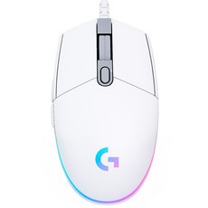 로지텍 2세대 LIGHTSYNC 게이밍 유선마우스, G102, 화이트