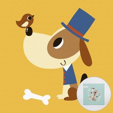 ARTJOY DIY名畫 20*20cm, 小狗查爾斯款