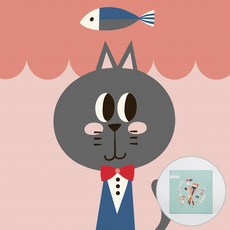 ARTJOY DIY名畫 20*20cm, 花花公子貓傑克款