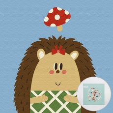 ARTJOY DIY名畫 20*20cm, 小刺蝟安妮款