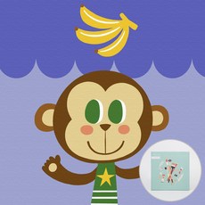 ARTJOY DIY名畫 20*20cm, 小猴弗蘭基款