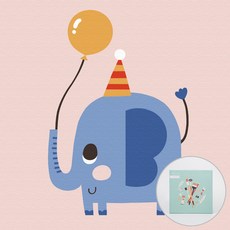 ARTJOY DIY名畫 20*20cm, 小象朱妮款