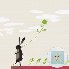 ARTJOY DIY數字油畫 20*20cm, 槍兔, 1組