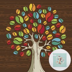 ARTJOY DIY名畫 20*20cm, 咖啡樹款