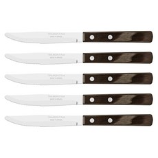 트라몬티나 폴리우드 디저트나이프, 다크브라운, 5개
