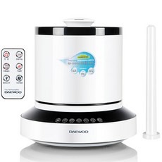 DAEWOO 大宇 頂級長噴嘴超音波細霧加濕器 遙控型, DEH-F3500, 白色 + 黑色