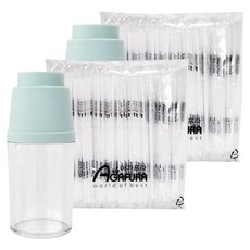 AGAFURA Sweety系列Tritan材質養樂多用防漏杯+吸管 240支入, 薄荷綠, 80ml, 2組