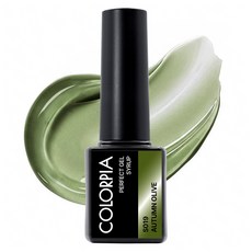 Colorpia 一步式糖漿凝膠美甲, 1個, S019 秋季橄欖, 6g