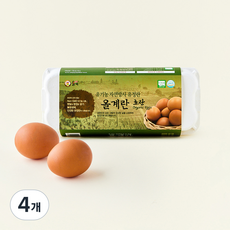 올계 유기축산물 인증 자연방사 유정 초란 300g, 4개, 10구