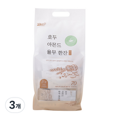 태광식품 호두 아몬드 율무 한잔 선식 70p, 1.26kg, 3개